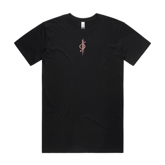 Men's Black Sakura Veil Tee