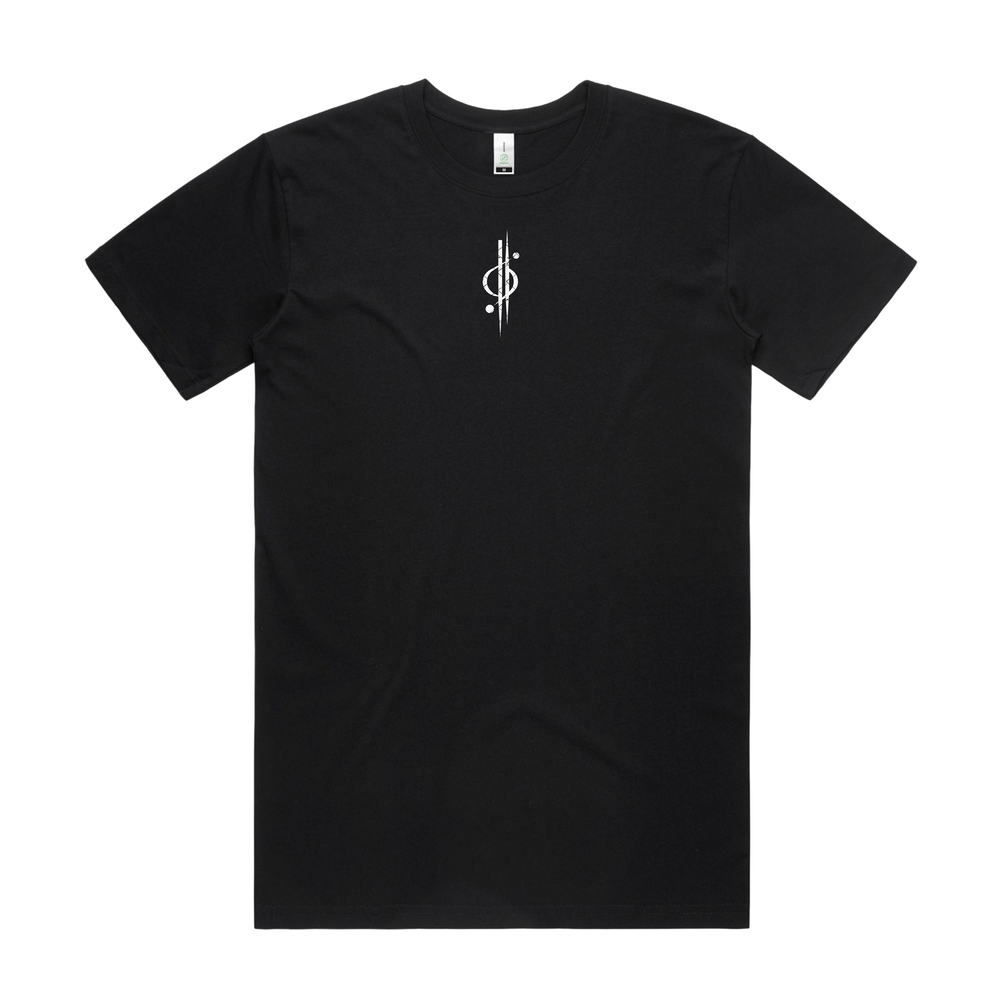 Men's Black Echo White Tee