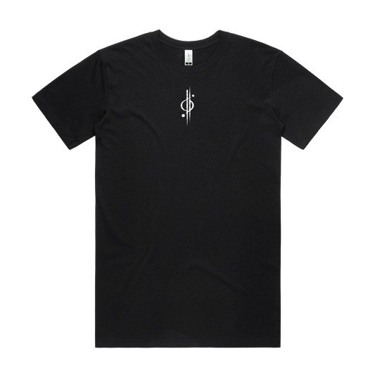 Men's Black Echo White Tee