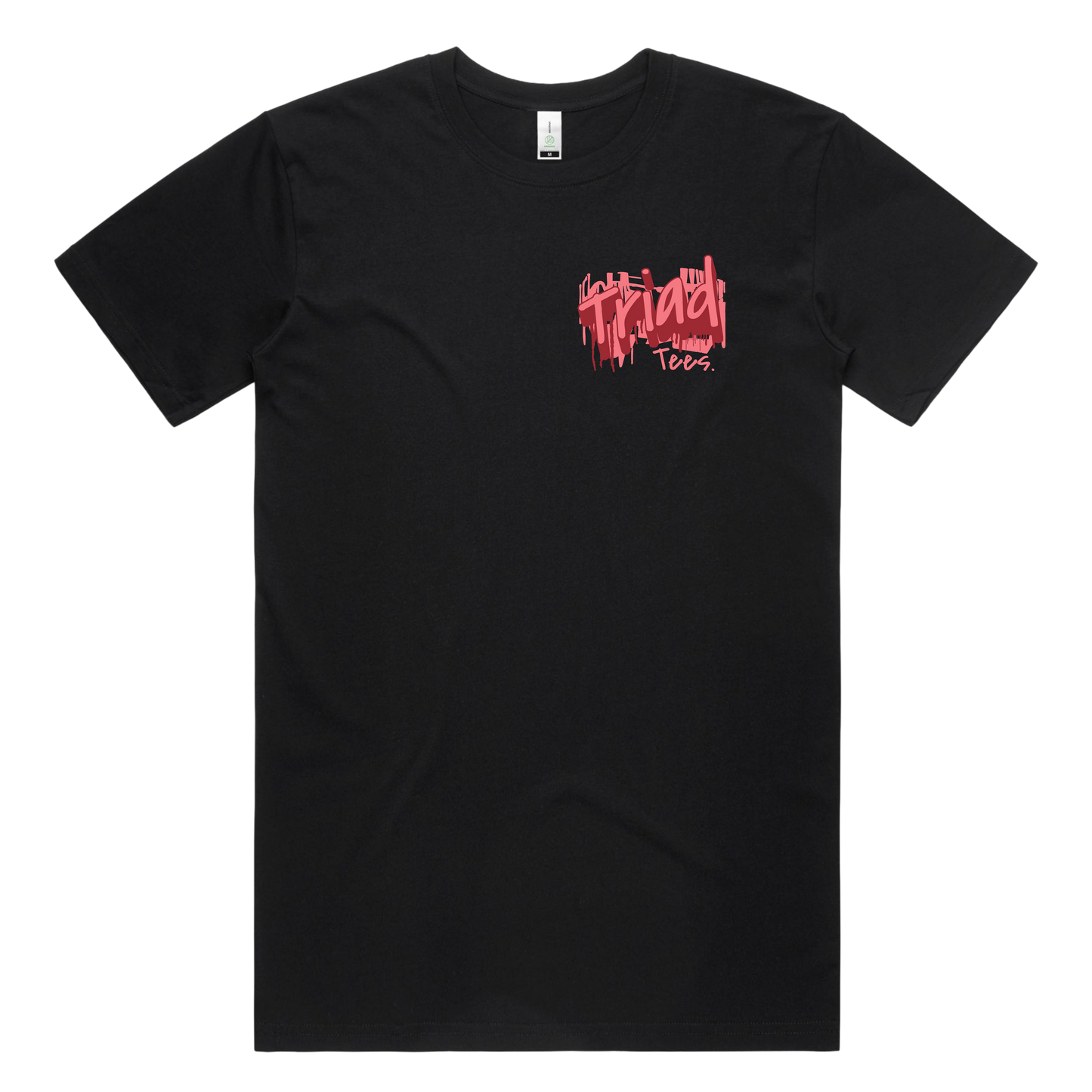 Men's Black Fade Triad Signature Tee